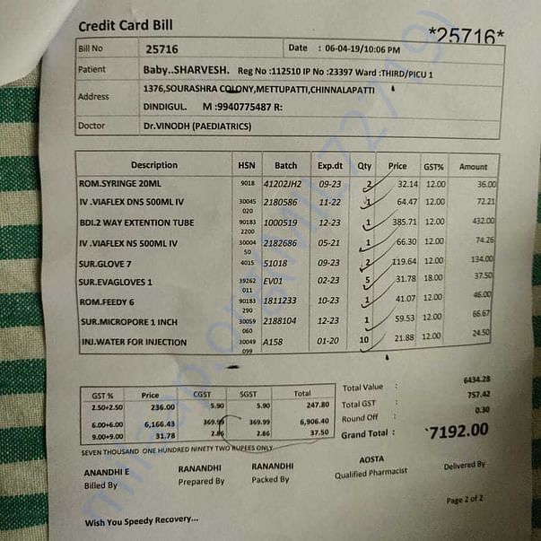 Medical Bill