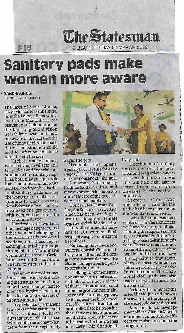 Press Coverage by The Statesman