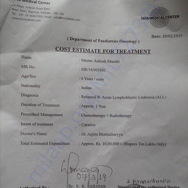 Estimation Letter