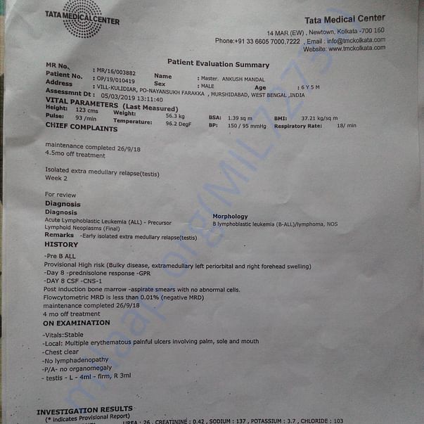 Medical Report