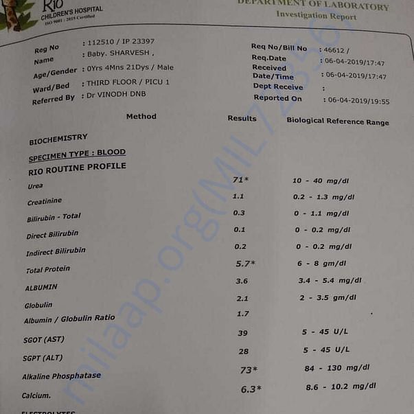 Medical Report