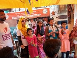 Support student's initiative in educating helpless poor slum Kids...