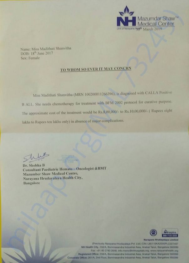 Estimation letter