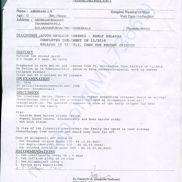 Medical Report