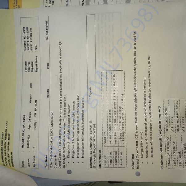 Medical Report