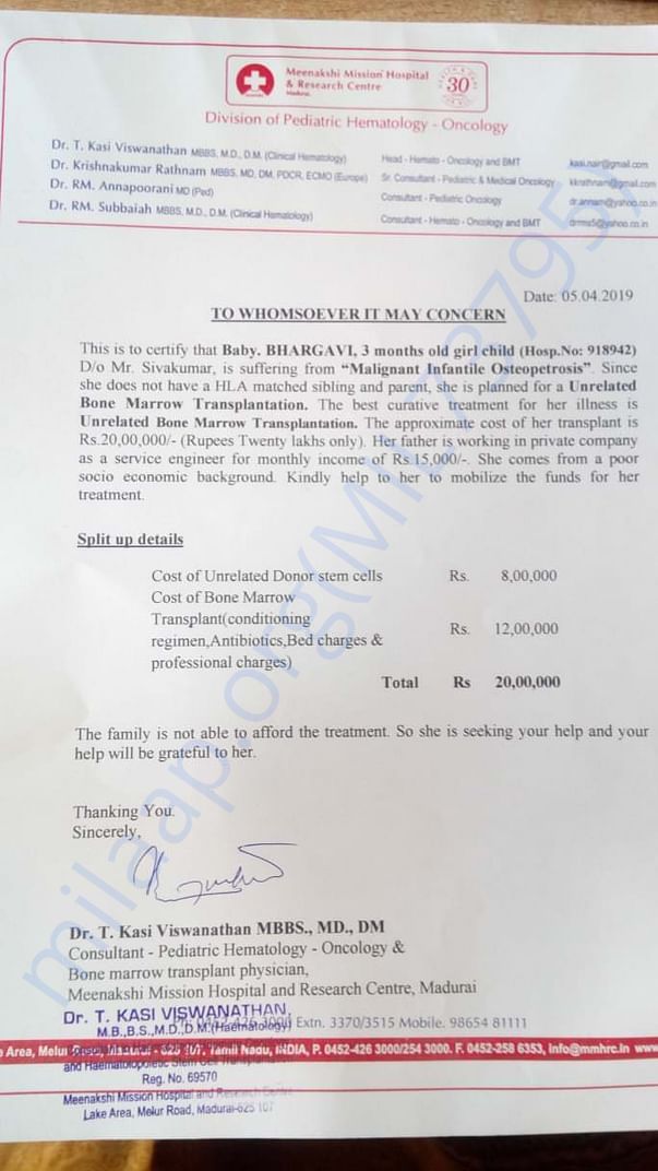 Estimation letter
