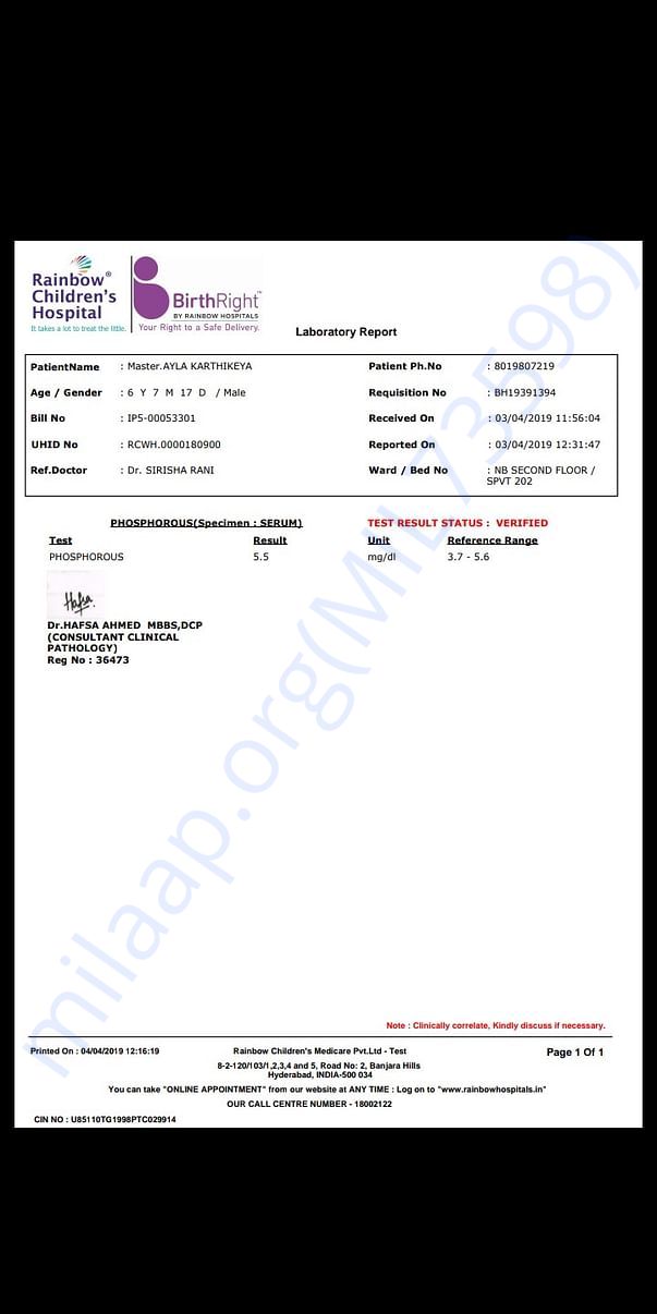 Medical reports