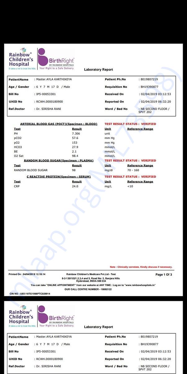 Medical reports