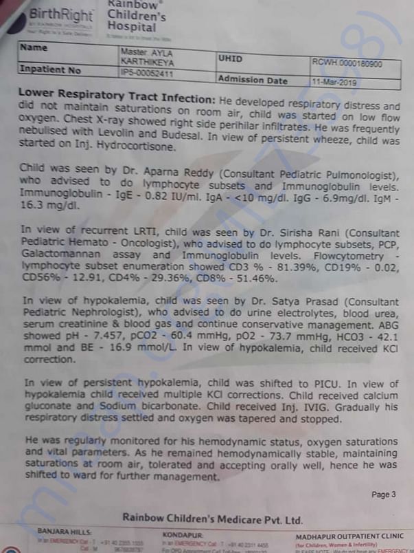 Medical reports