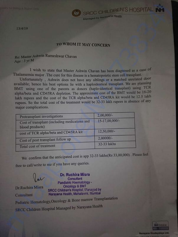 Estimation letter