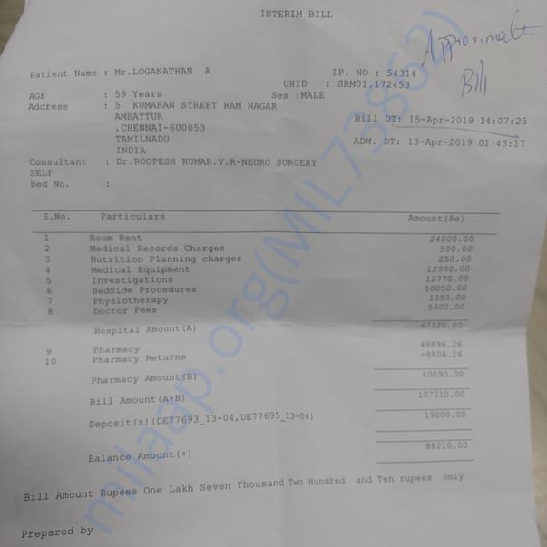 Medical Bill