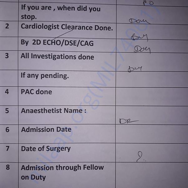 Medical Report