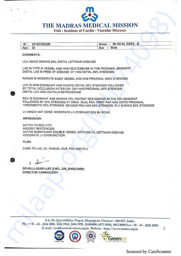 hospital document