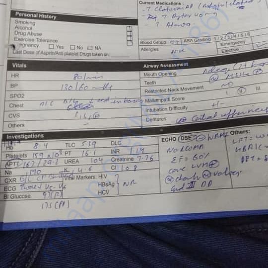 Medical Report