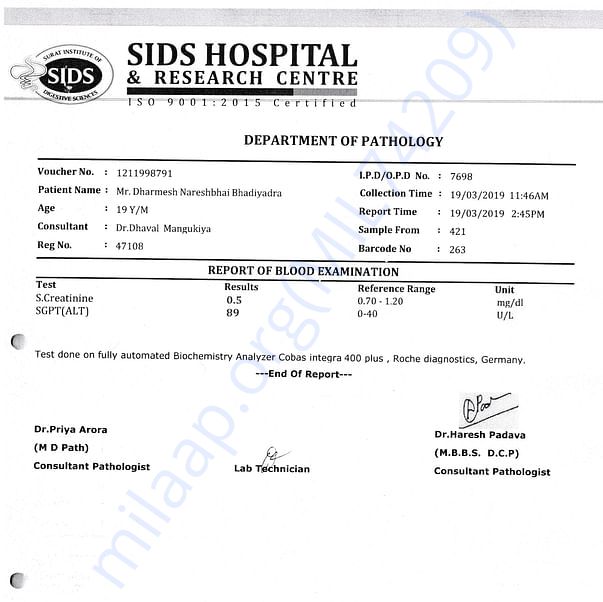 Medical Report