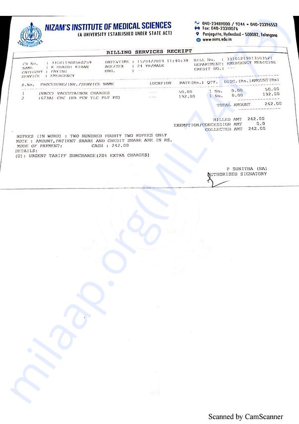Medical Bill