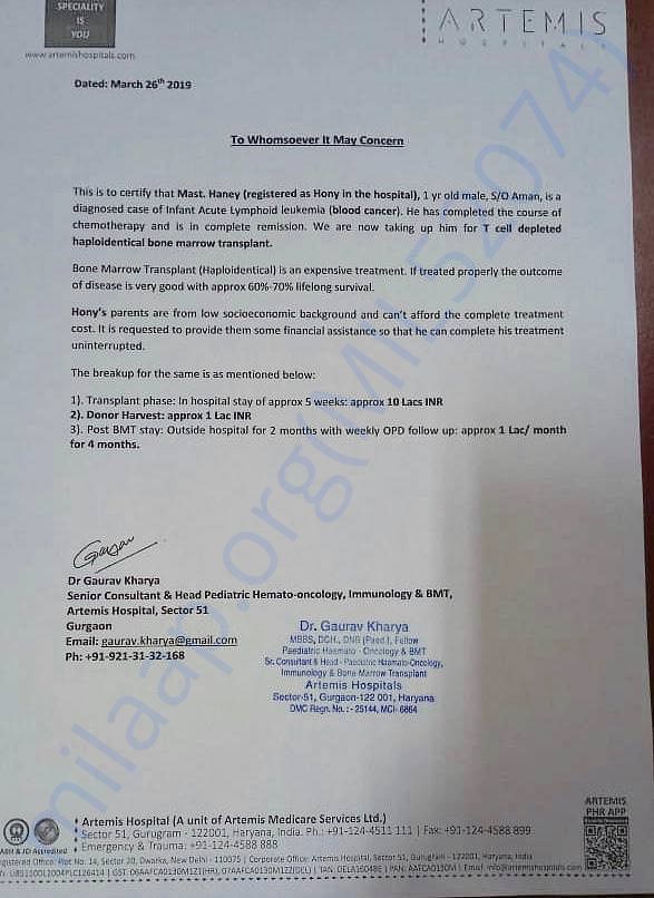 Estimation letter