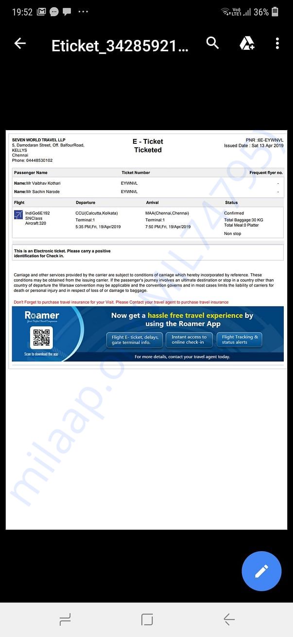 Our Tickets