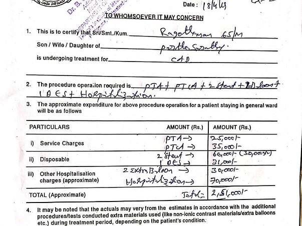 Request support for the Treatment
