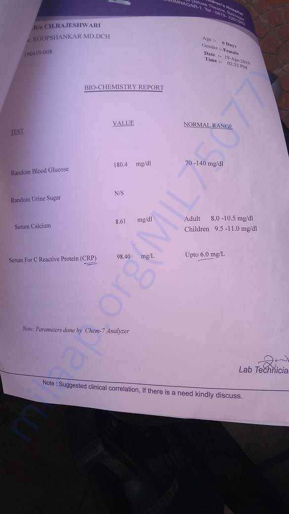 Hospital reports.