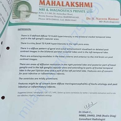 Medical Report