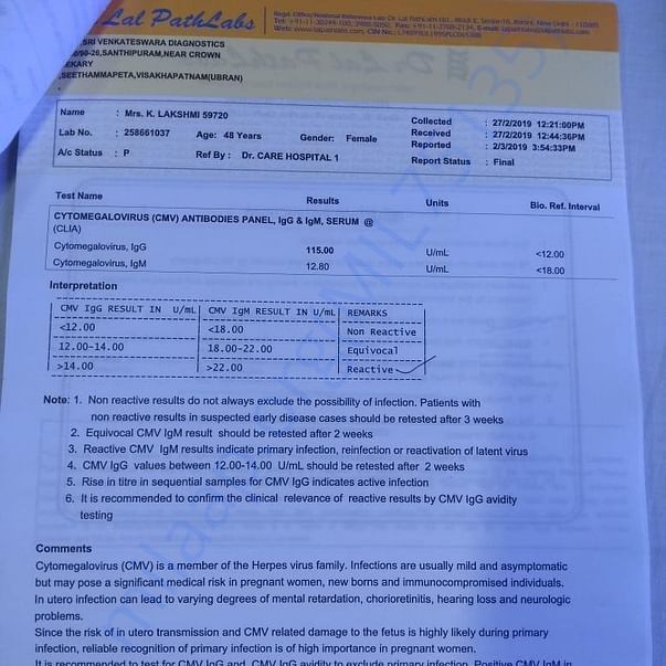 Medical Report