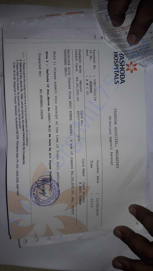 Hospital bills
