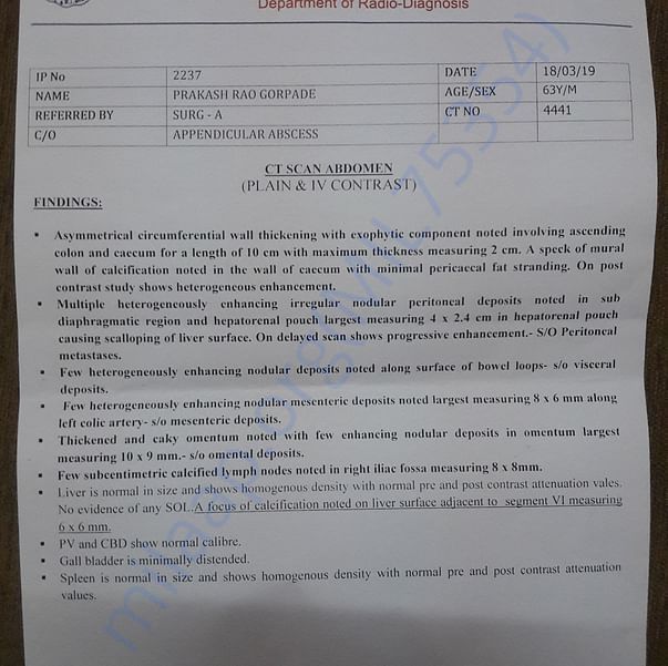 Medical Report