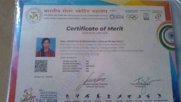 National sports academy sports certificate