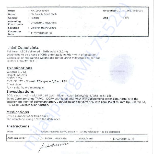 Medical Report
