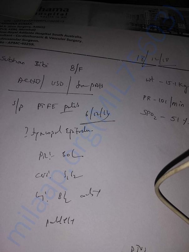 medical prescription