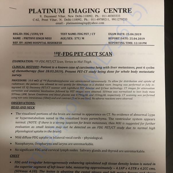 Medical Report
