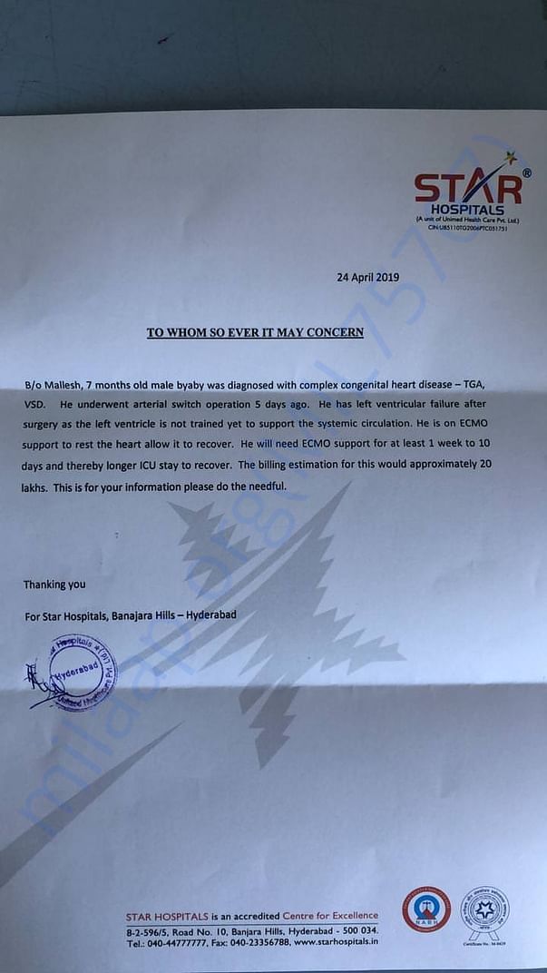 Estimation letter