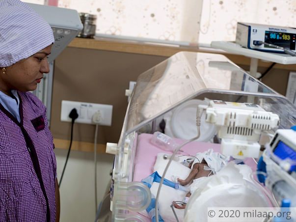 Baby of Nisha needs your help to survive