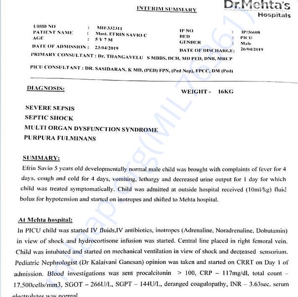 Medical Report
