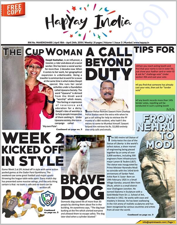 HapYay India Newspaper