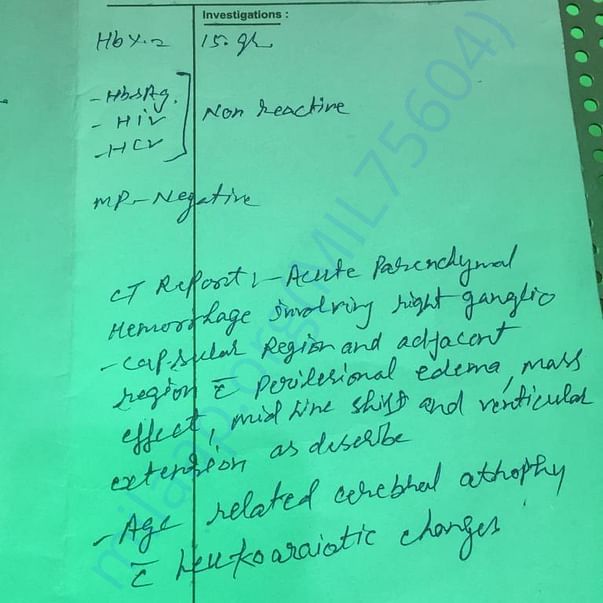 Medical Report