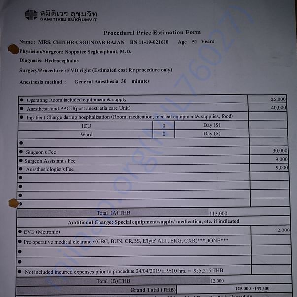 Estimation Letter