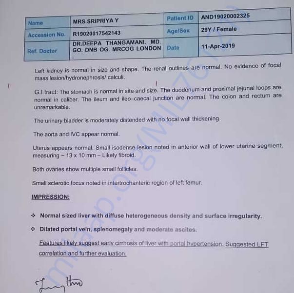Medical Report