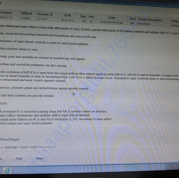 Medical Report