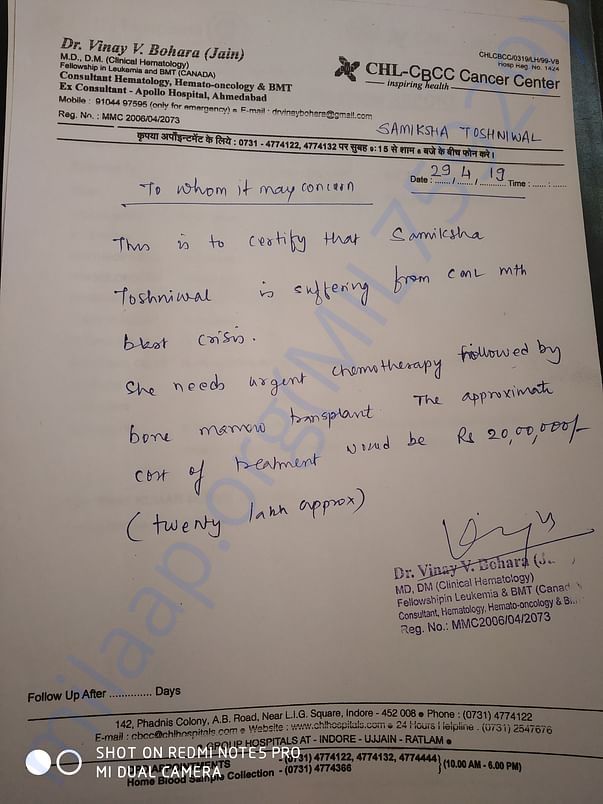 Medical Estimate
