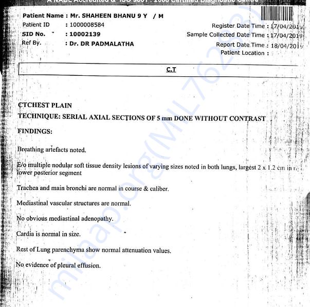 Medical Report