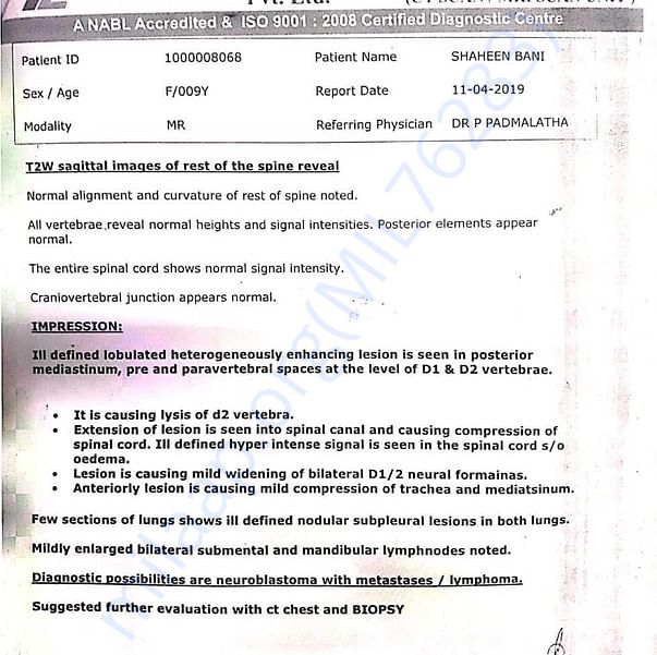 Medical Report