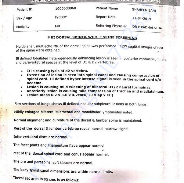 Medical Report