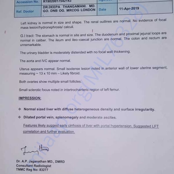 Medical Report
