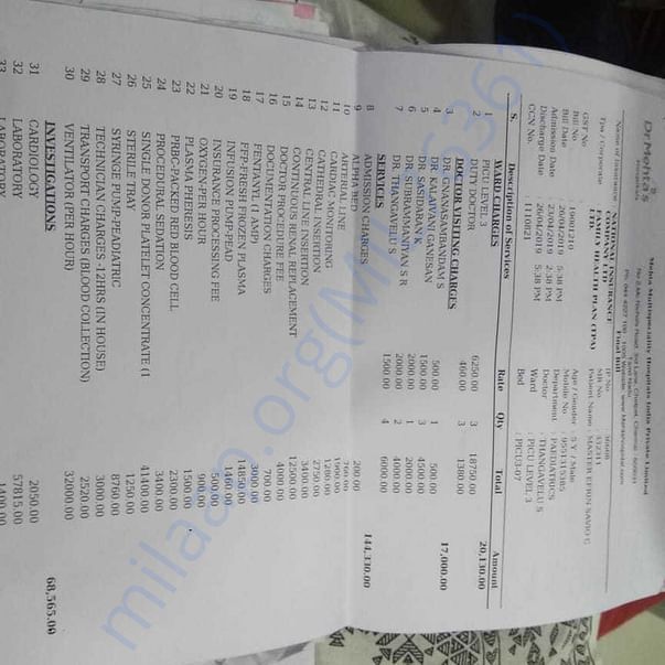 Medical Bill