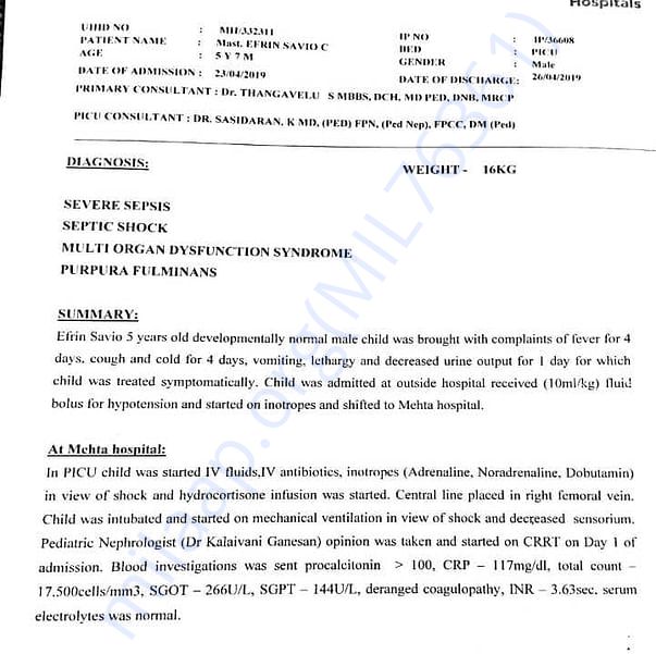 Medical Report