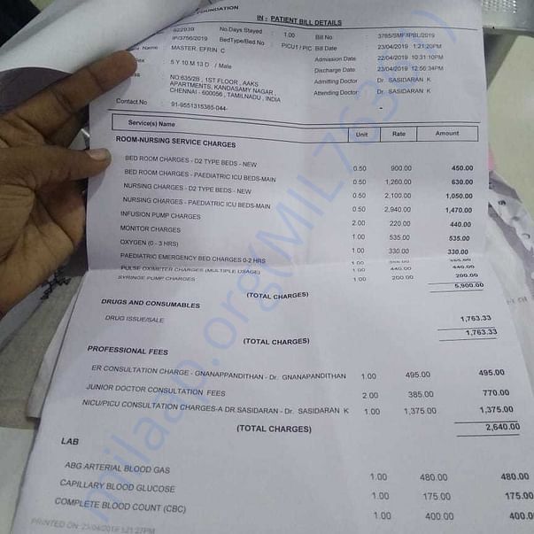 Medical Bill