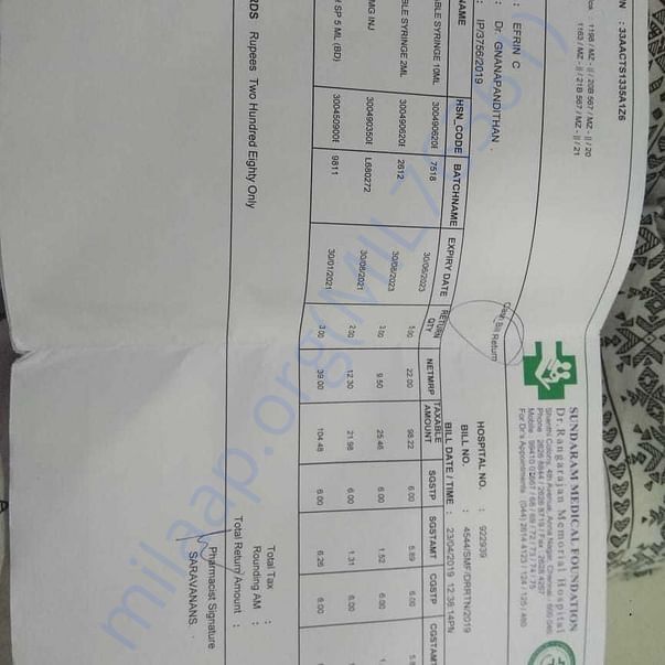 Medical Bill