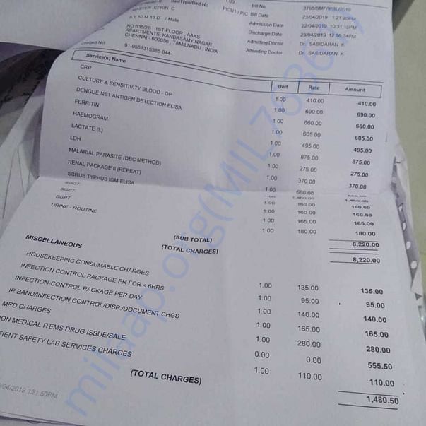 Medical Bill
